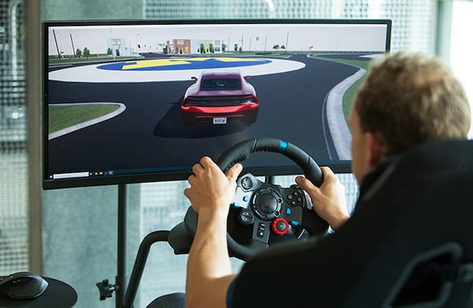 Real-Time Driver-in-the-Loop Reference Example