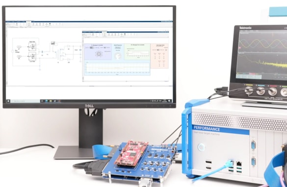 Controller HIL Testing of LLC Resonant Converter