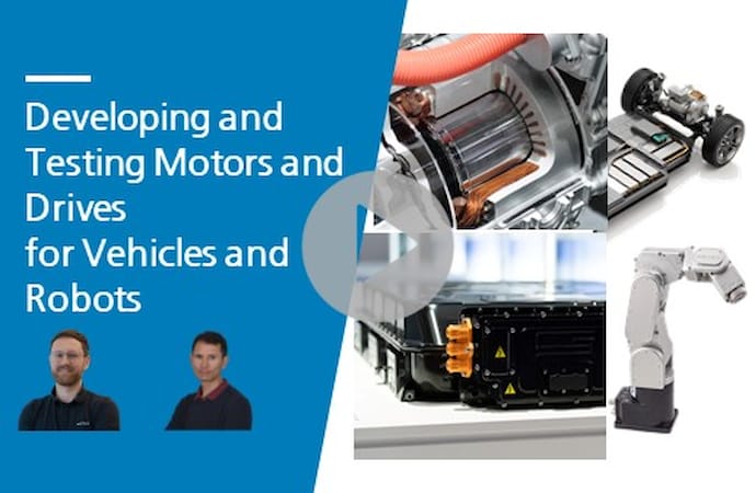 Developing and Testing Motors and Drives for Vehicles and Robots