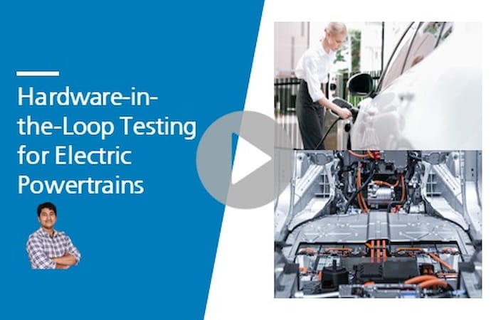 Hardware-in-the-Loop Testing of Electric Powertrains