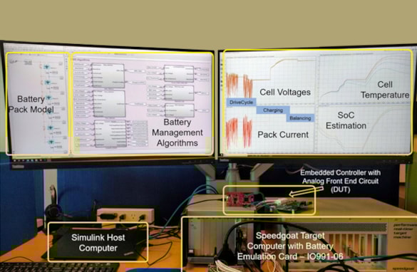 HIL Testing of BMS using Simulink® Real-Time and Speedgoat target hardware